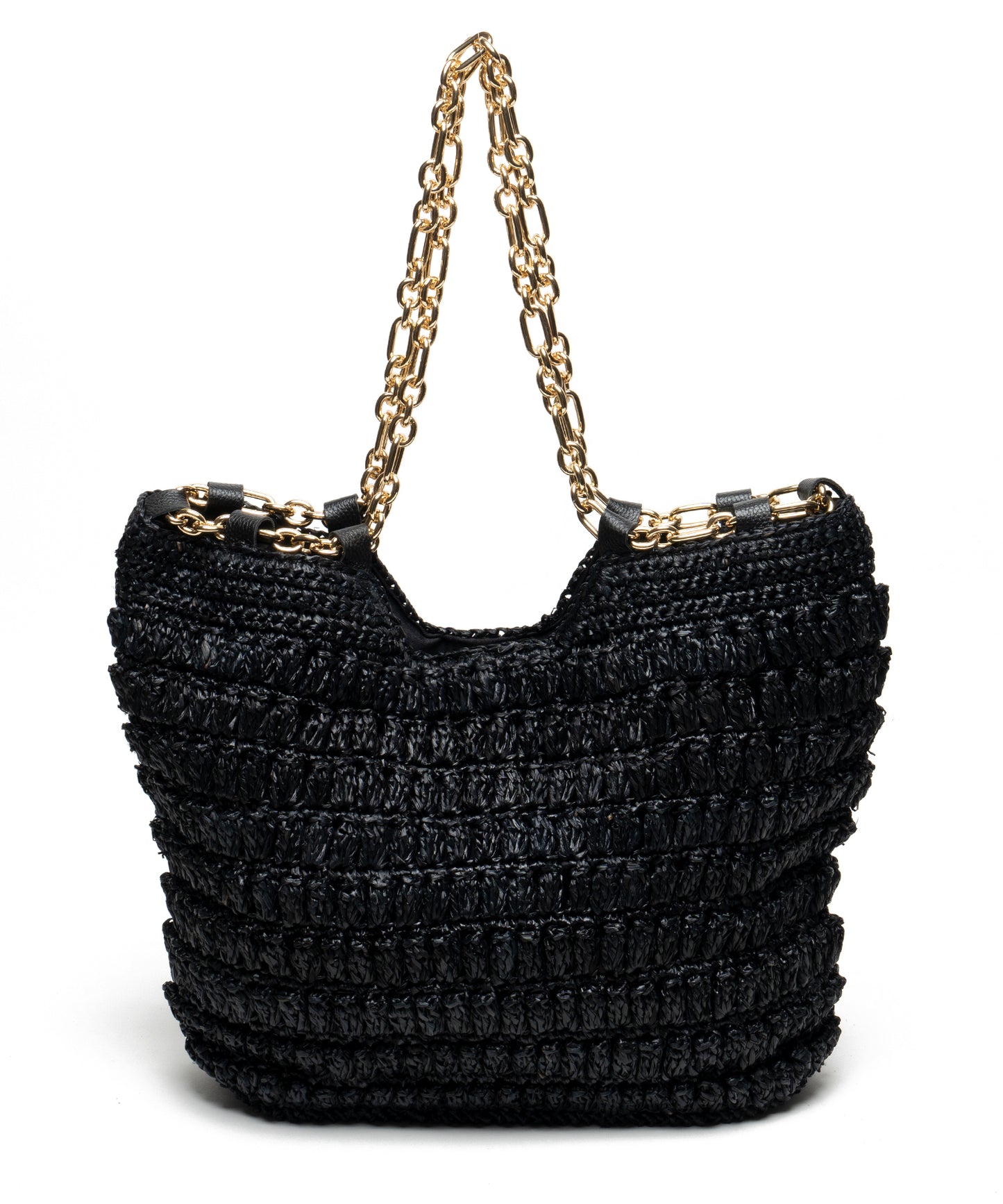 Camilla-Black Raffia