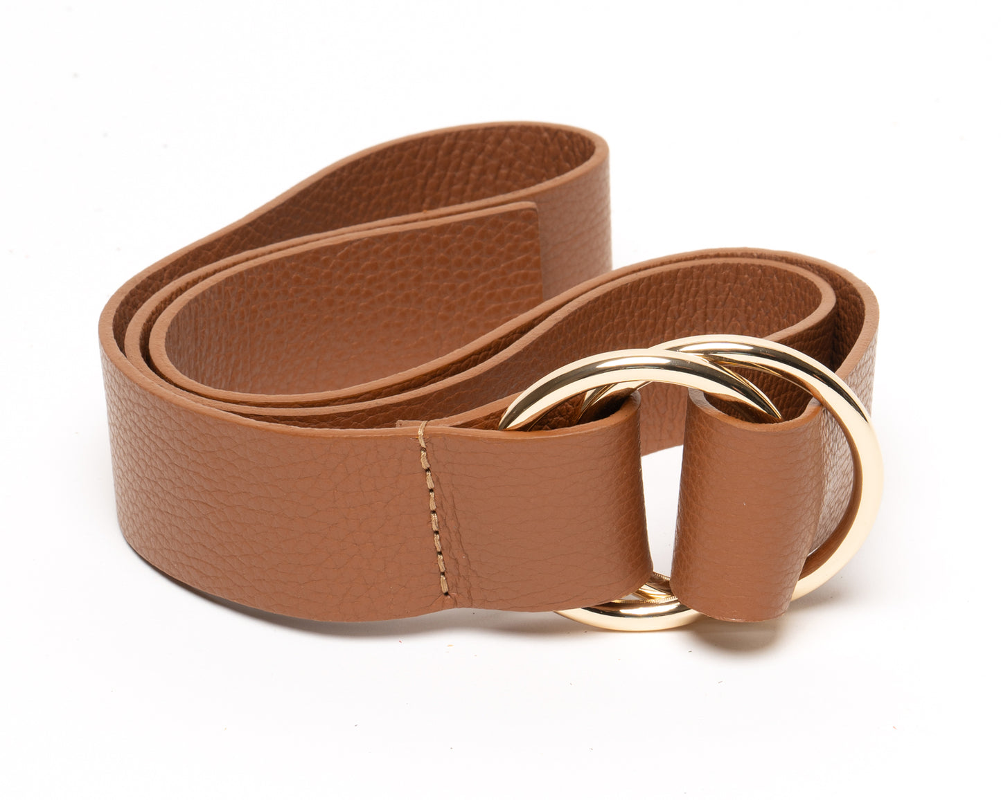Double O Ring Belt-Tan