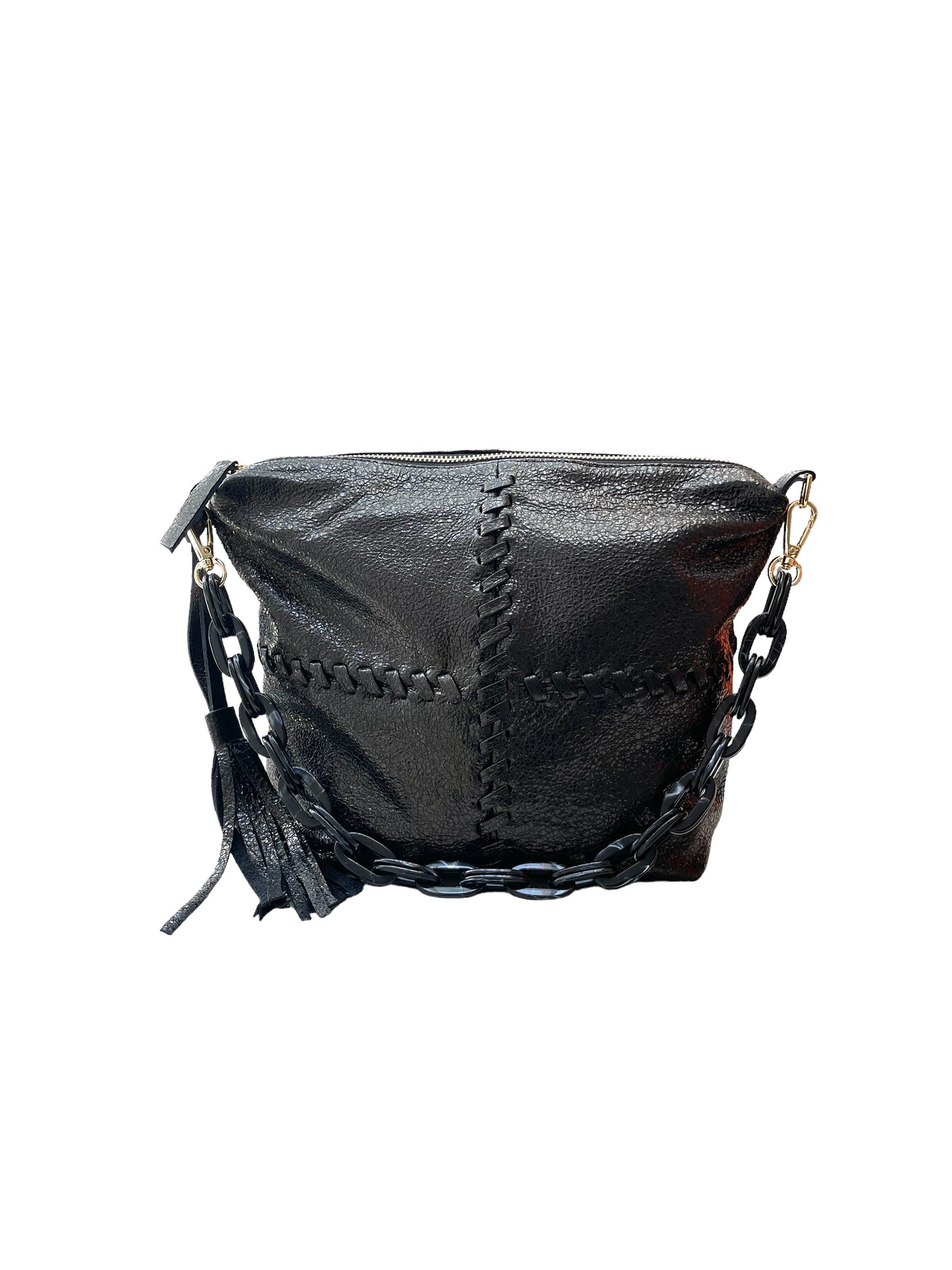 Kelly-Black Crinkled