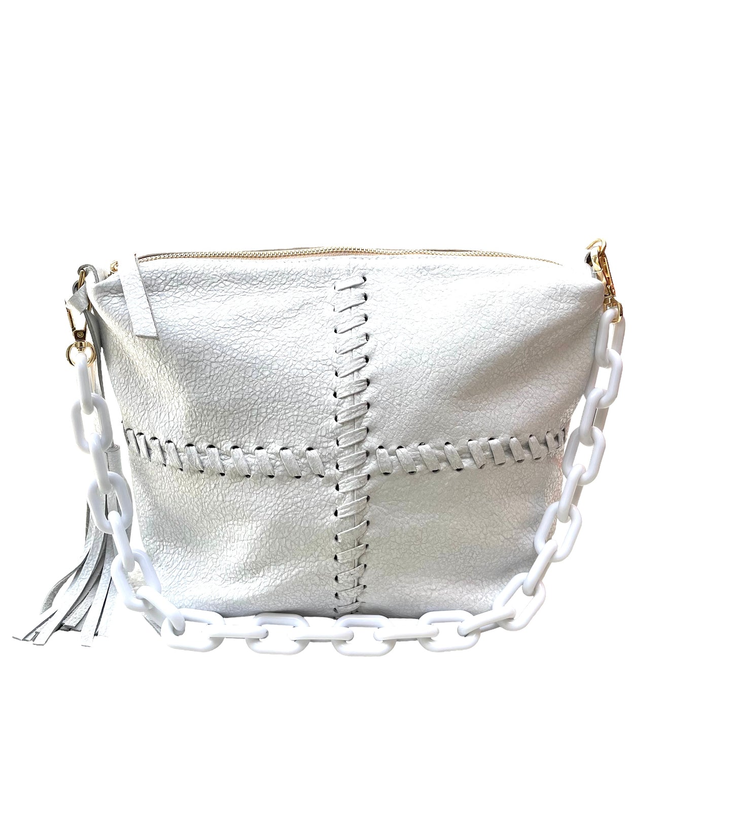 Kelly- White Crinkled
