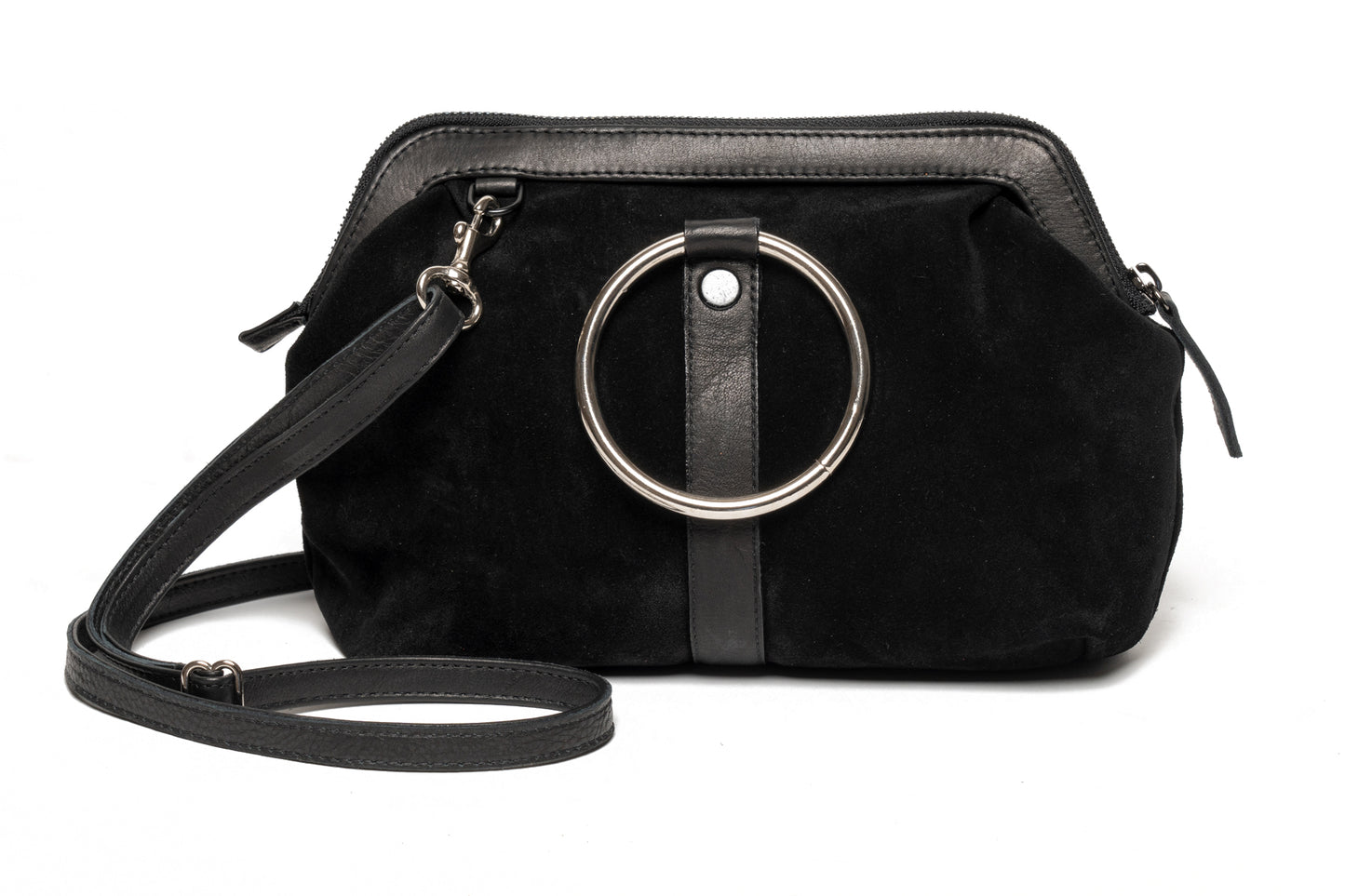Kiki-Black Suede
