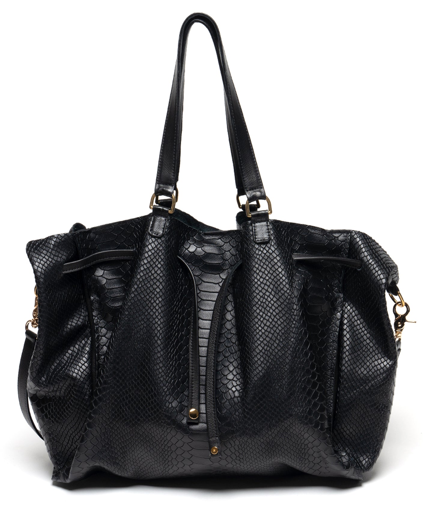 Milan-Black Snake print