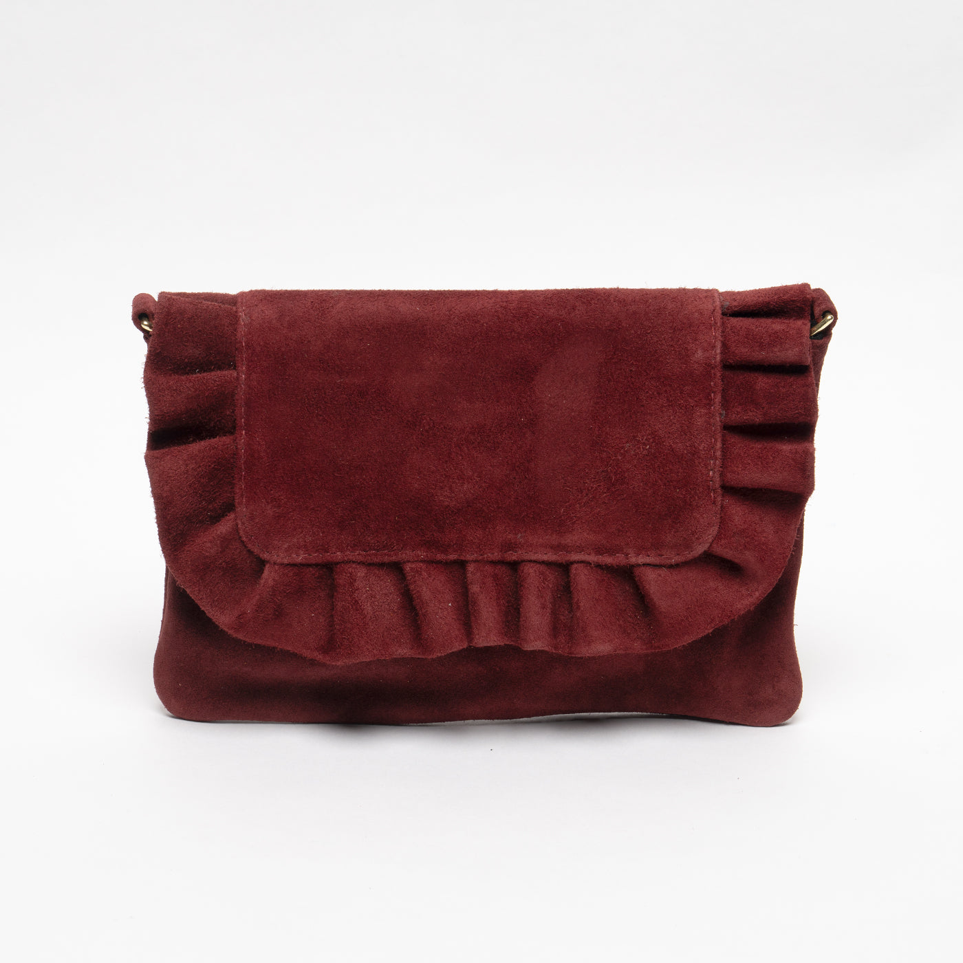 Riwana-Burgundy Suede