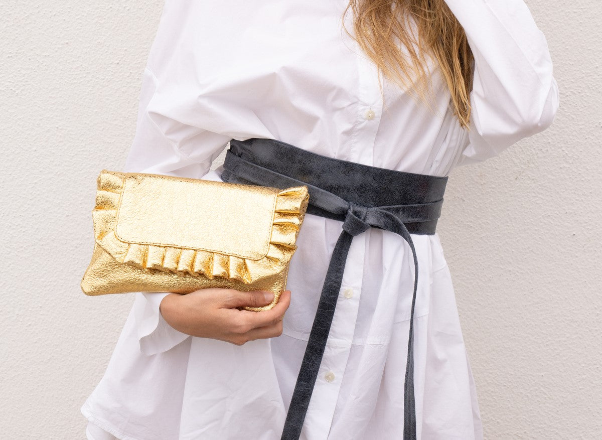 Riwana-Gold Crinkled