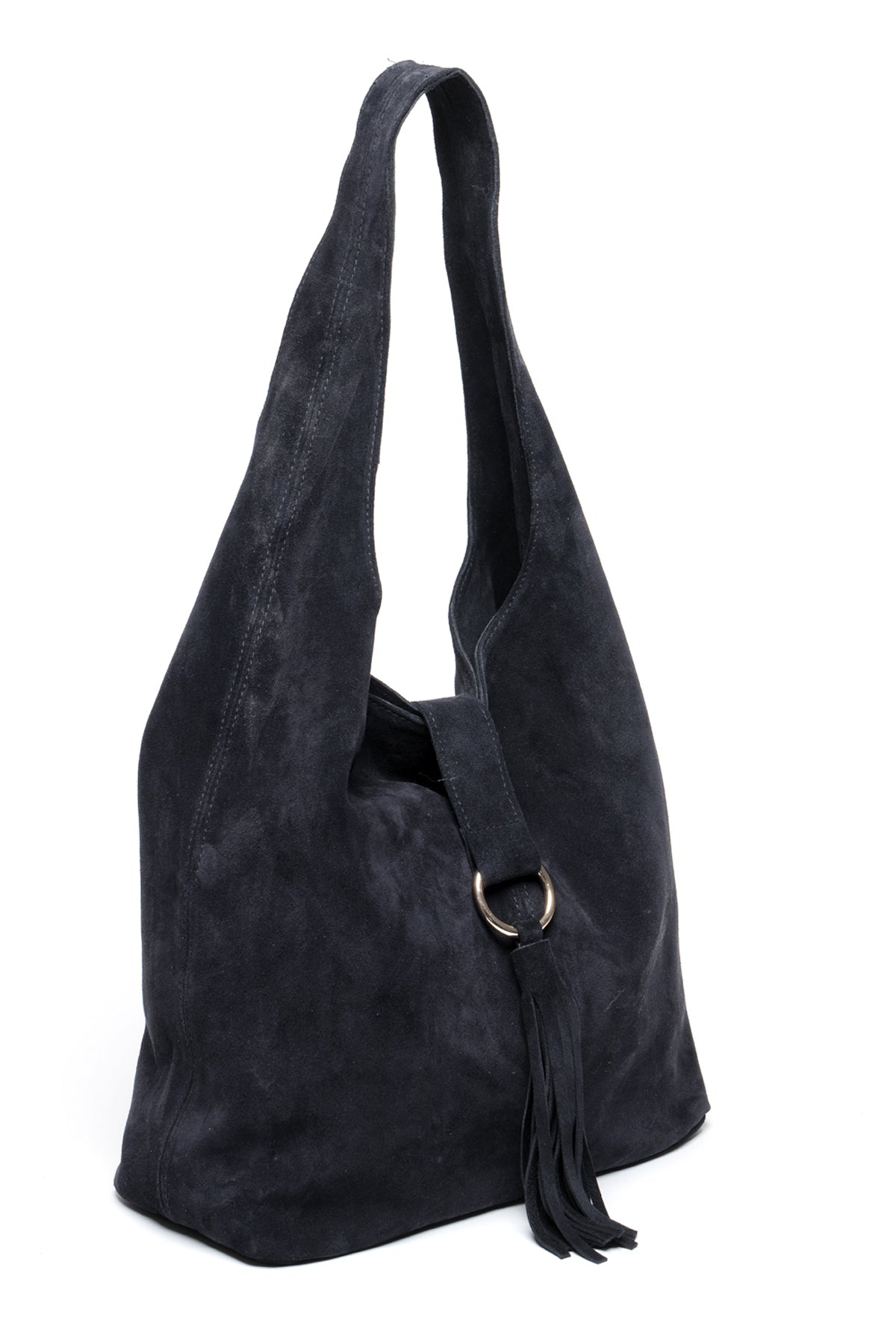 ZOE-Navy Suede