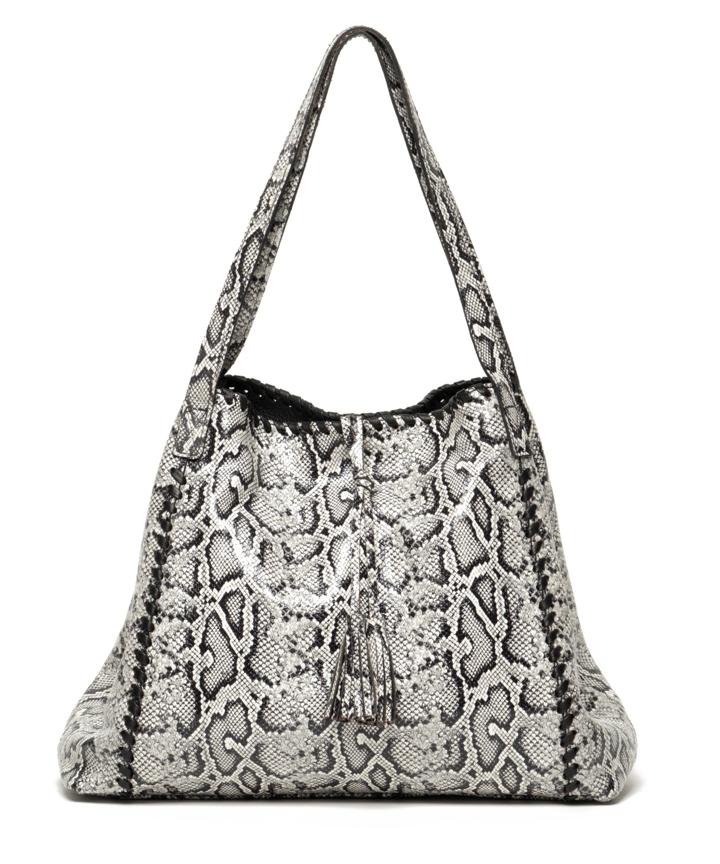 The Alexa | Blk/wht snake print