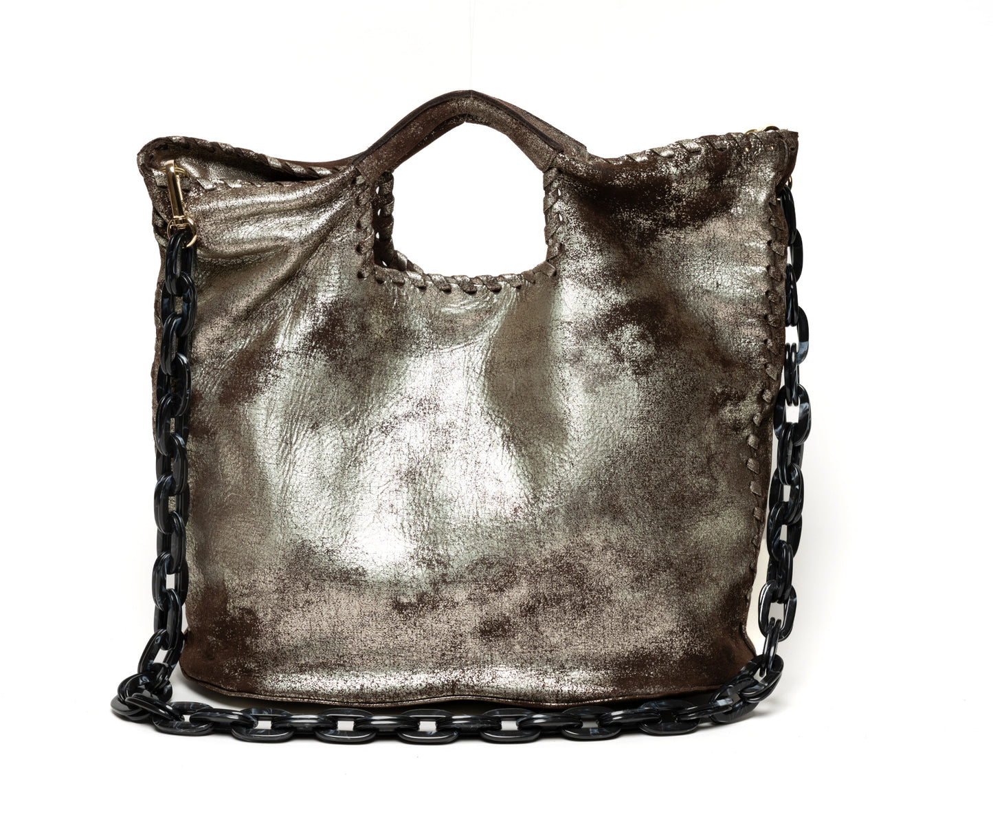 Jill-Washed Metallic Brown