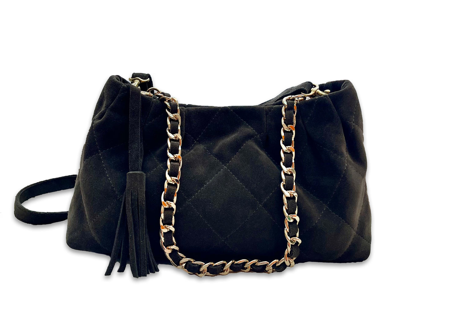 Mini Chantal-Olive Suede