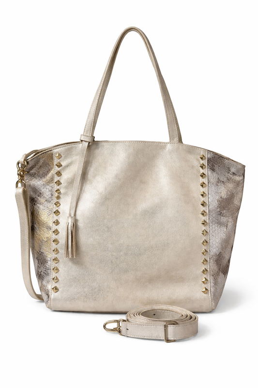 Monica-Platinum with Snake Print