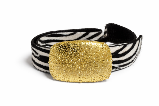 Goldie-Zebra Print Hair On