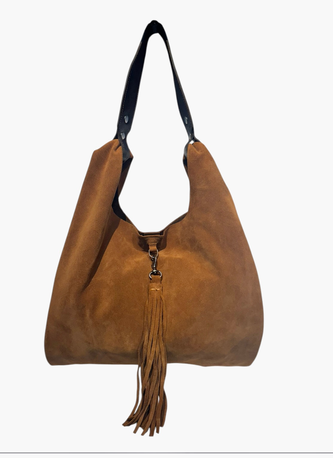 BIANCA BAG | Tan Suede