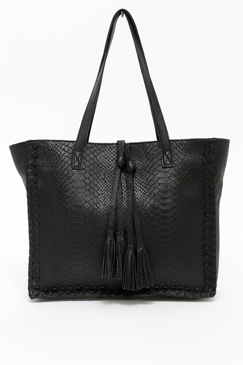 Marta-Black Snake Print