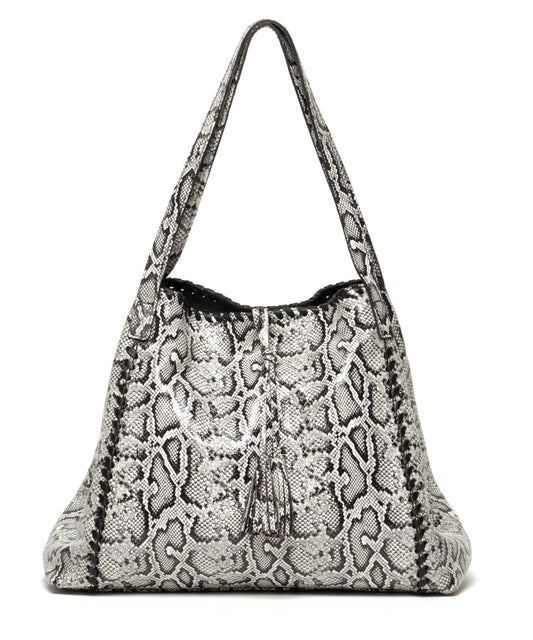The Alexa | Blk/wht snake print
